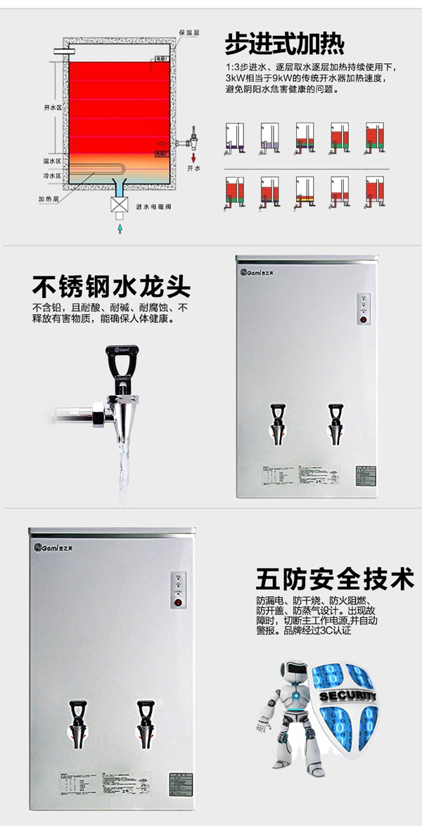 吉之美K5开水器GM-K5-100E