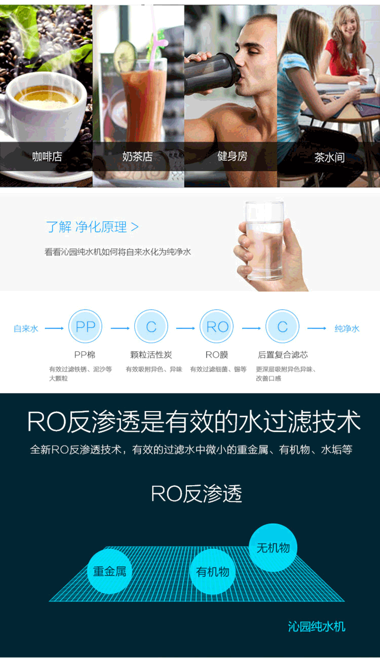 沁园商用纯水设备QR-R5-08B、QR-R5-08D